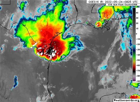 Mike S Weather Page On Twitter Texas Blob Rolling Off The Coast This Am Morning Satellite
