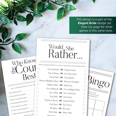 Bridal Shower Games Who Knows The Couple Best Wedding Shower Games Who Best Knows The Couple