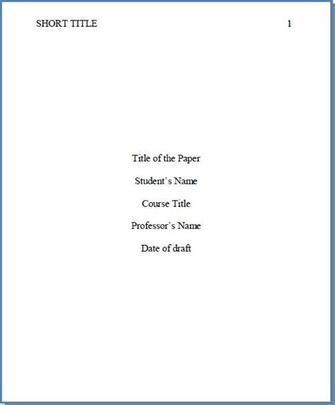 On the first line of the title page. title.JPG (502×607) | Essay cover page, Cover letter for ...