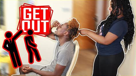 Get Out My House Prank 😰👊 He Almost Cried Youtube