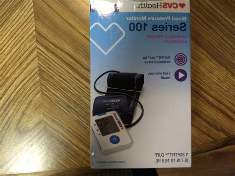 Cvs Health Series 100 Blood Pressure Monitor