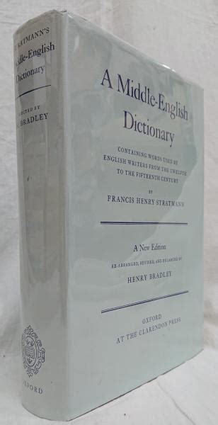 語学洋書 A Middle English Dictionary A New Editionfrancis Henry Stratmann