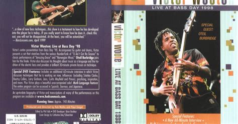 Clinicas Musicales Victor Wooten Live At Bass Day 1998 Dvd Original