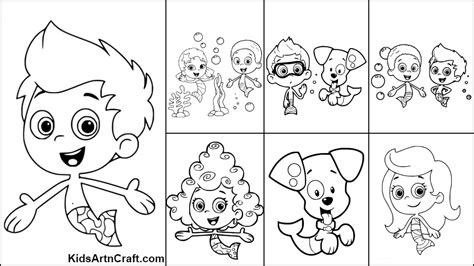 Free Printable Bubble Guppies Coloring Pages