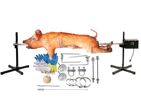 Pig And Hog Spit Roast Rotisserie Kit Spitjack Xb125 Spitjack