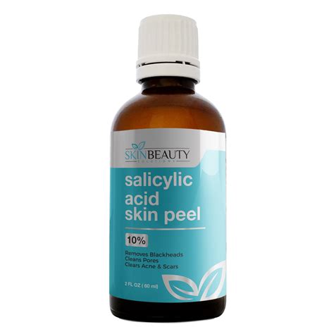 Salicylic Acid Skin Chemical Peel 10 Natural Beta Hydroxy Acid Bha
