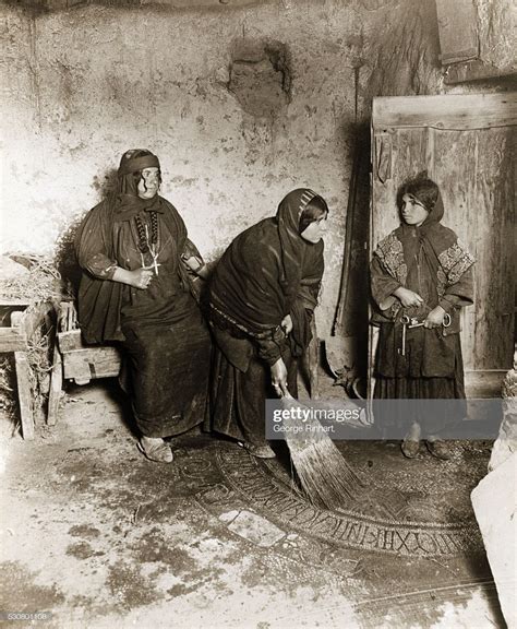 Arab Christian Women Pictured In An Ancient Church In Madaba 1920s