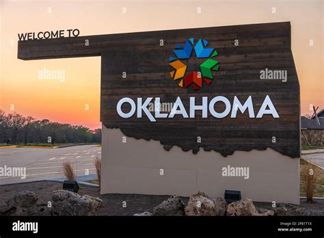 Welcome To Oklahoma High Resolution Stock Photography And Images Alamy