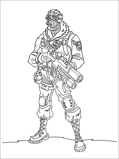 Fortnite character coloring page here's a fun coloring page of a fortnite character. Best Fortnite Coloring Pages Printable FREE - Coloring ...