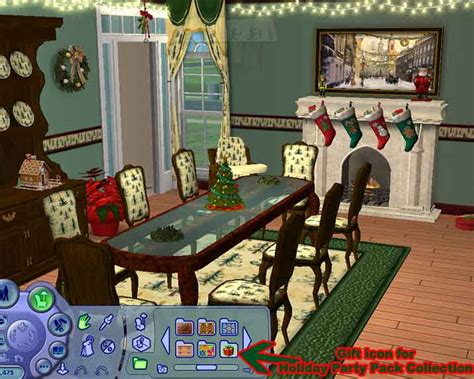 Mod The Sims Collection For The Christmas Holiday Party Pack By Maxis