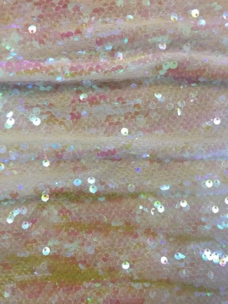 Showtime Fabric All Over Stitched Sunset Hologram Heavy Stretch Sequins