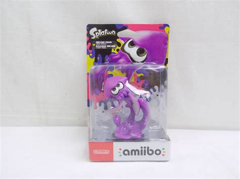 Boxed Brand New Nintendo Amiibo Splatoon Inkling Squid Neon Purple