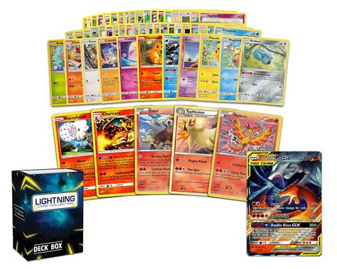 Buy Pokemon Fire Collection 50 Pokemon Cards Plus 5 Rare Fire Pokemon