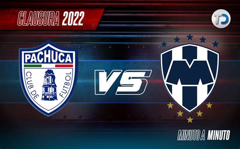 Sigue EN VIVO El Partido Entre Pachuca Y Rayados Liga MX Telediario