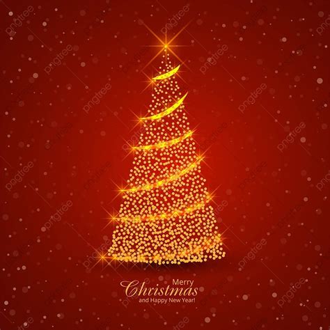 Shiny Sparkles Creative Christmas Tree Background Template Download On
