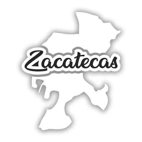 Zacatecas Mexico Precision Cut Decal