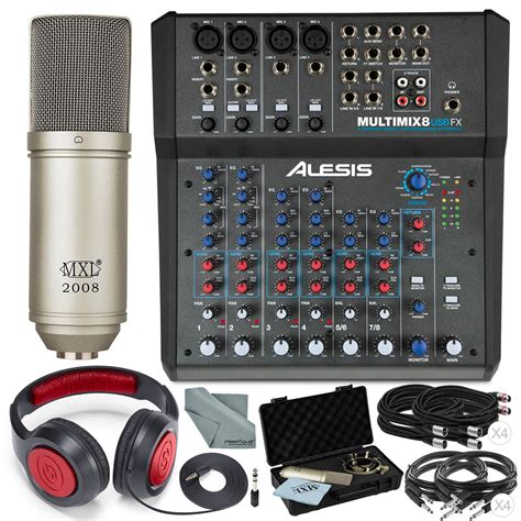 Alesis Multimix 8 Usb Fx 8 Channel Mixer With Effects And Usb Audio