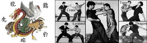 Five Animals Chinese Martial Arts
