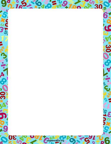 Numbers Clipart Border And Other Clipart Images On Cliparts Pub™