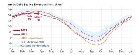Arctic Sea Ice Is More Modest Than Maximal