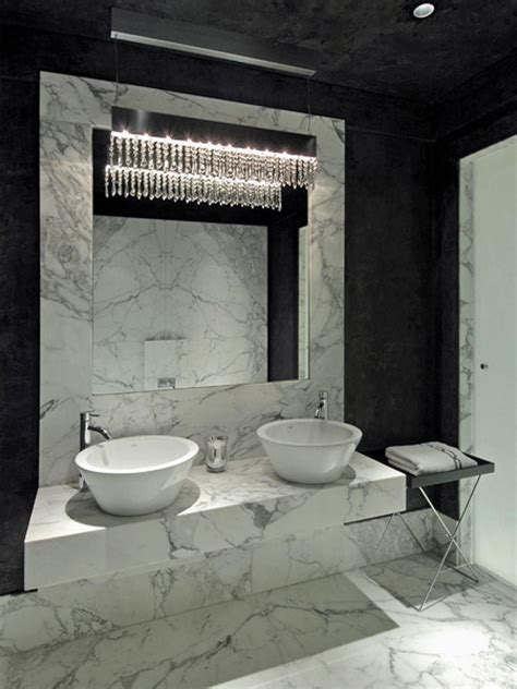 25 Most Charming White Marble Bathroom Design Ideas Marble Bathroom
