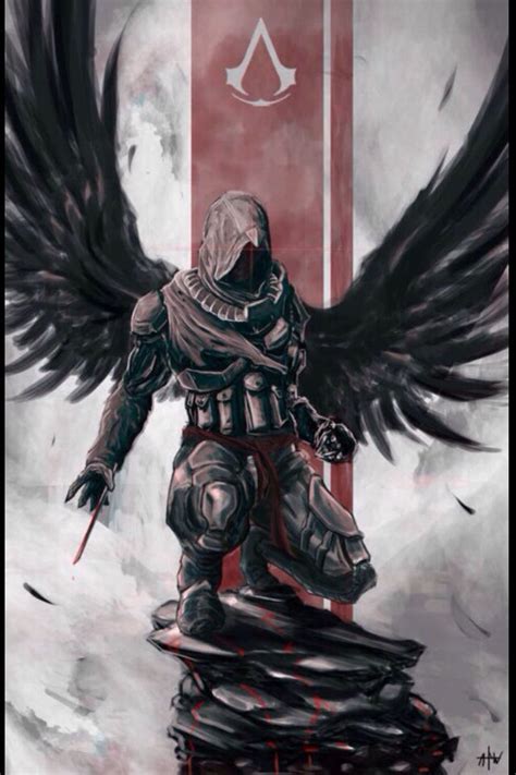 Ninja Angel Assassins Creed Art Assassins Creed Artwork Assassins Creed