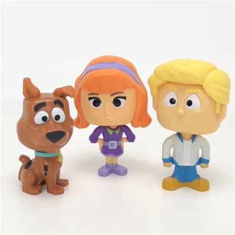 Mcdonalds Happy Meal Toys Scooby Doo Daphne Fred Figures Bobblehead Lot Of 3 12 23 Picclick
