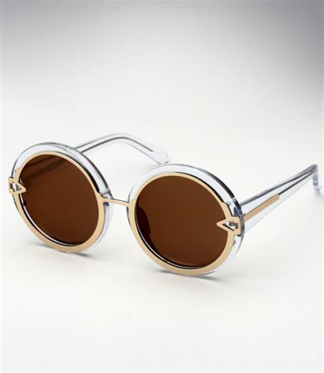 Karen Walker Orbit Sunglasses Clear