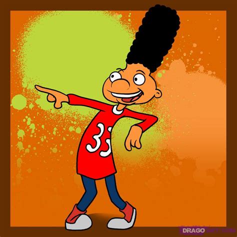 Learn How To Draw Gerald From Hey Arnold Nickelodeon