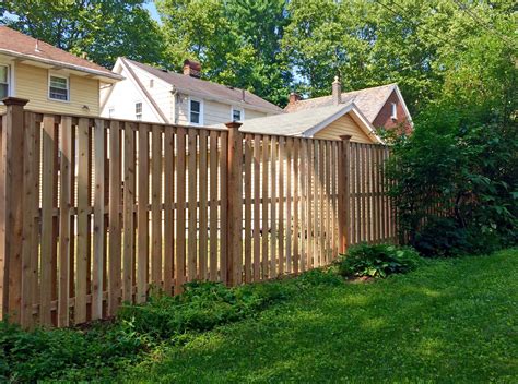 White Cedar Shadowbox Fence Cedar Fence Wood Fence Shadow Box Fence