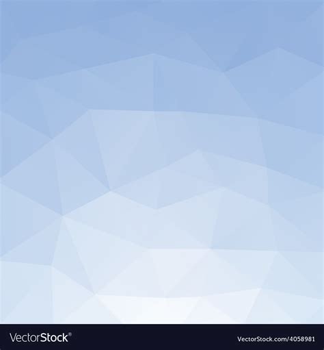 Light Blue Polygonal Background Royalty Free Vector Image