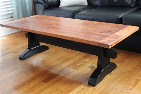 Trestle Table With Mahogany Top Do It Yourself Home Projects