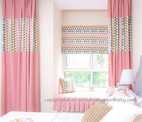 Child Window Curtainkids Nursery Playroom Curtaingirl Room Etsy