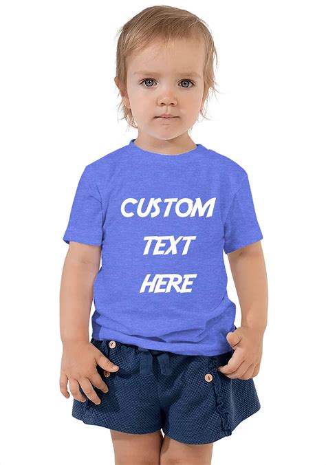 Custom Toddler Shirt Custom Kids Shirt Custom Toddler T Etsy
