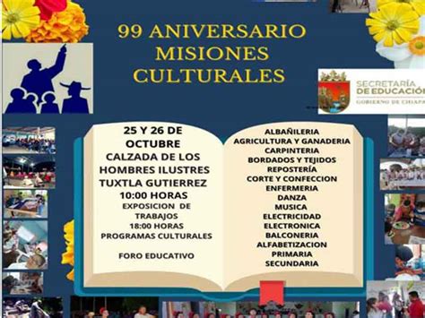 99° Aniversario De Misiones Culturales De La Sep Diario De Chiapas