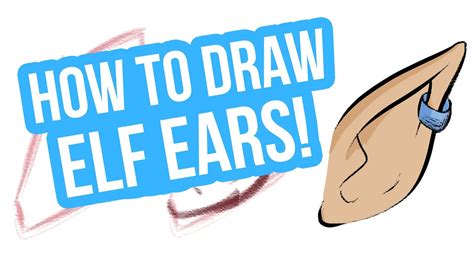 How To Draw Fantasy Elf Ears In 4 Easy Steps Youtube