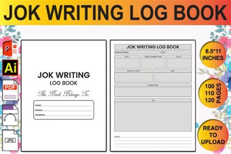 5 Jok Writing Log Book Designs And Graphics