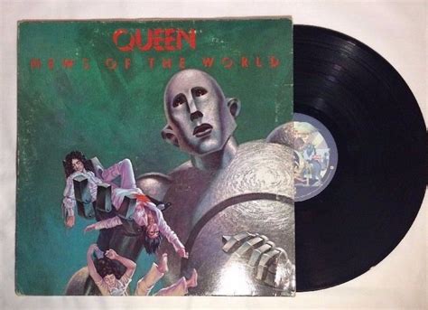 Queen News Of The World Vinyl Lp Record Vg 1976 Freddie Mercury Orig 1st Press