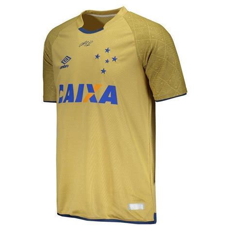 Camisa Umbro Cruzeiro Goleiro 2017 Amarela Futfanatics