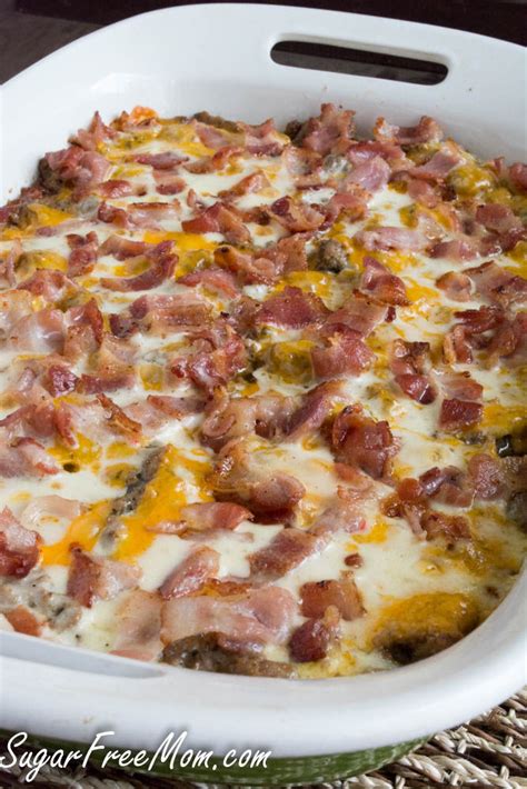 Mix it all up, stirring until the cheese is melted. Bacon Cheeseburger Cauliflower Casserole Pictures, Photos ...