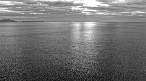 Free Images Horizon Sea Sky Black And White Calm Monochrome