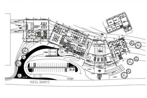 Distribution Plan Details Of International Airport Cad Drawing Details