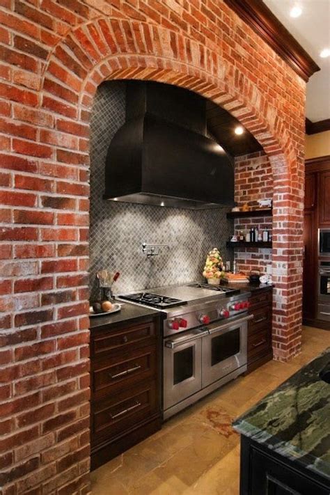 53 Impressive Kitchens With Brick Walls And Ceilings Interior God