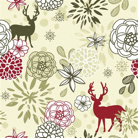 Christmas Scrapbook Retro Paper Pack ~ Patterns On