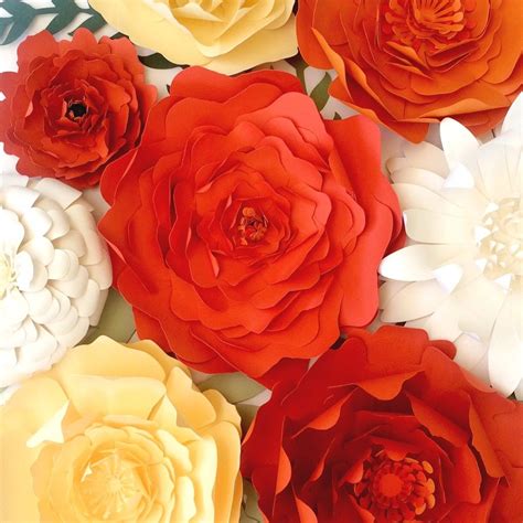Paper Flowers For Wall Decor