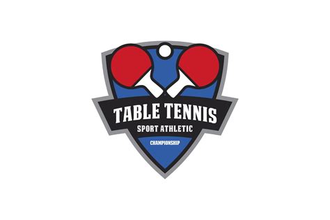 Table Tennis Emblem Badge Logo Branding And Logo Templates ~ Creative Market