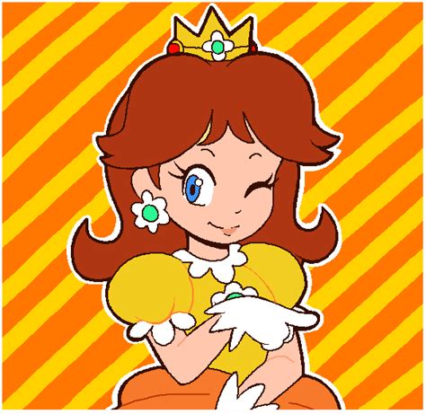 Loveboxf Princess Daisy Mario Series Nintendo Super Mario Land Diagonal Stripes Striped