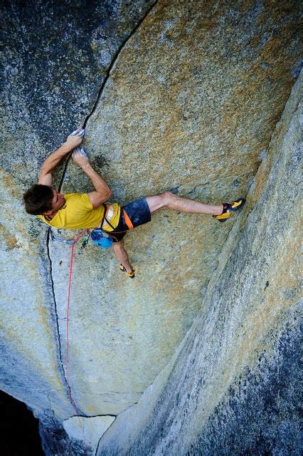 Didier Berthod First Ascent Of 514 Crack Squamish Climbing
