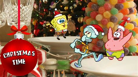 Christmas Time Spongebob In Real Life Youtube