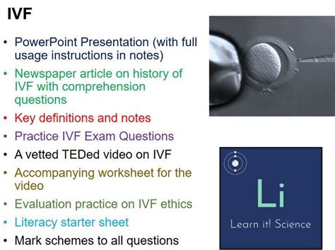 Ivf Teaching Resources